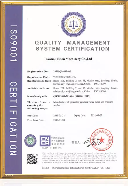 БИЗОН ISO9001-2019