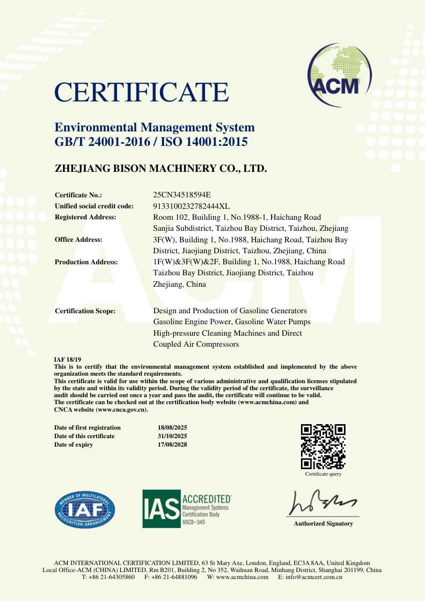 ISO 14001:2015 — 25CN34518594E