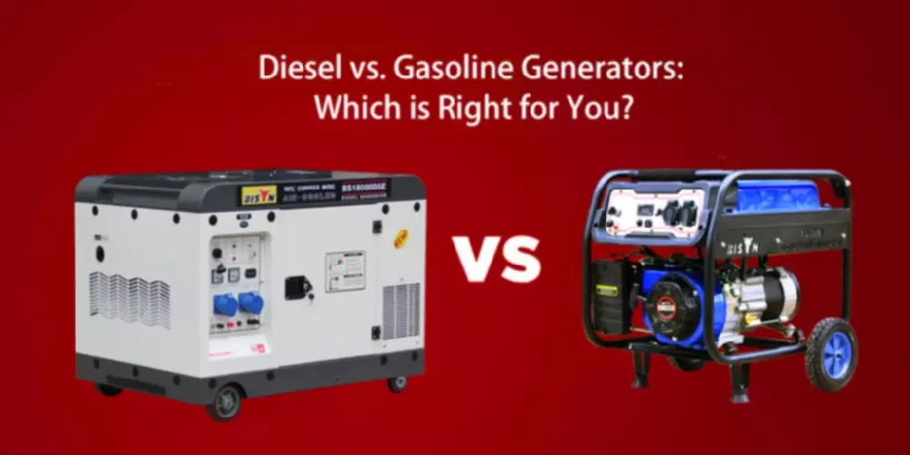 Geradores a diesel ou a gasolina: qual é o certo para você?