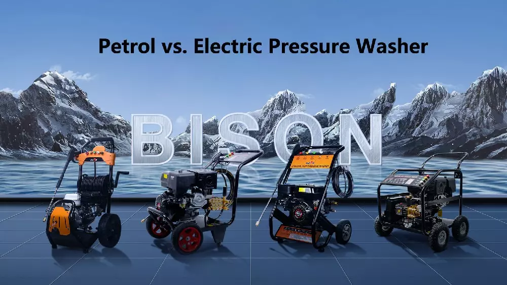 Petrol pressure washer vs. Electric pressure washer