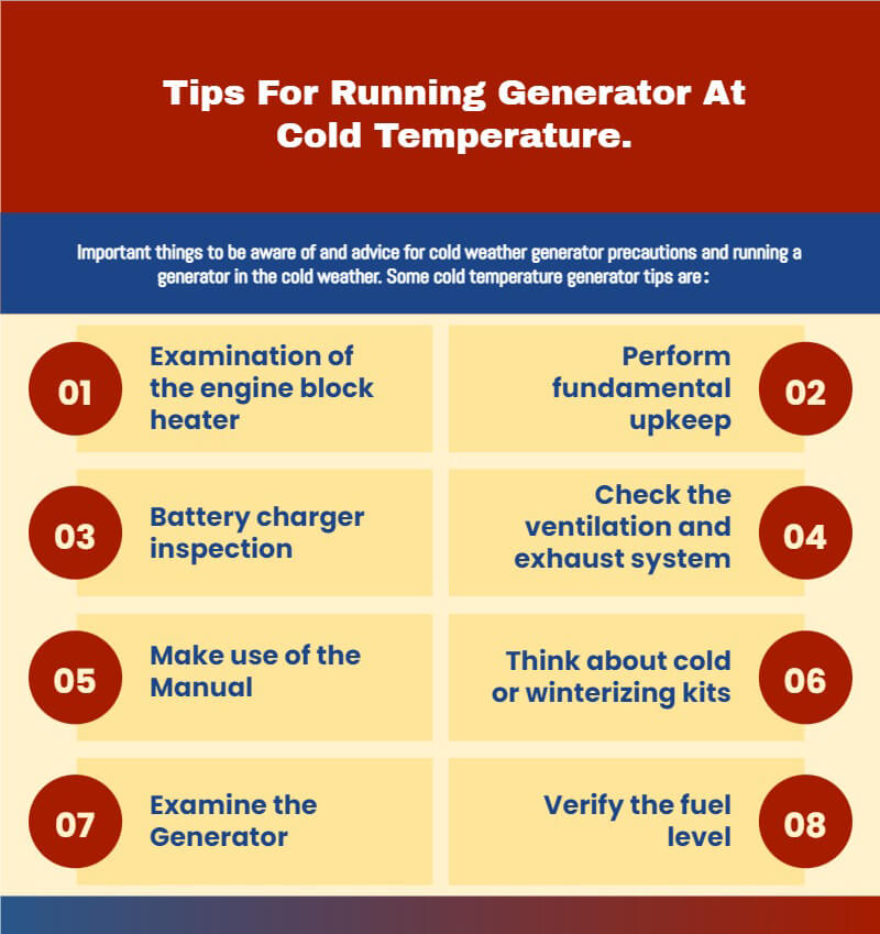 hacer funcionar generadores a temperatura fría