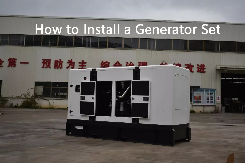 Sådan installeres et generatorsæt