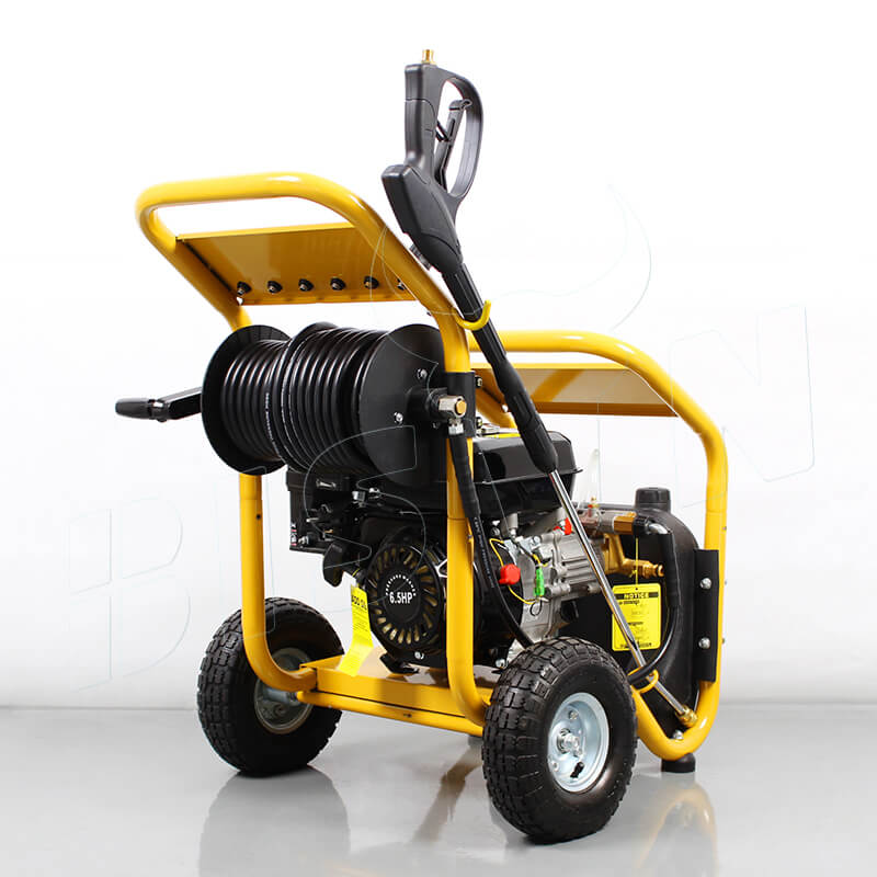 electric start gasoline pressure washer