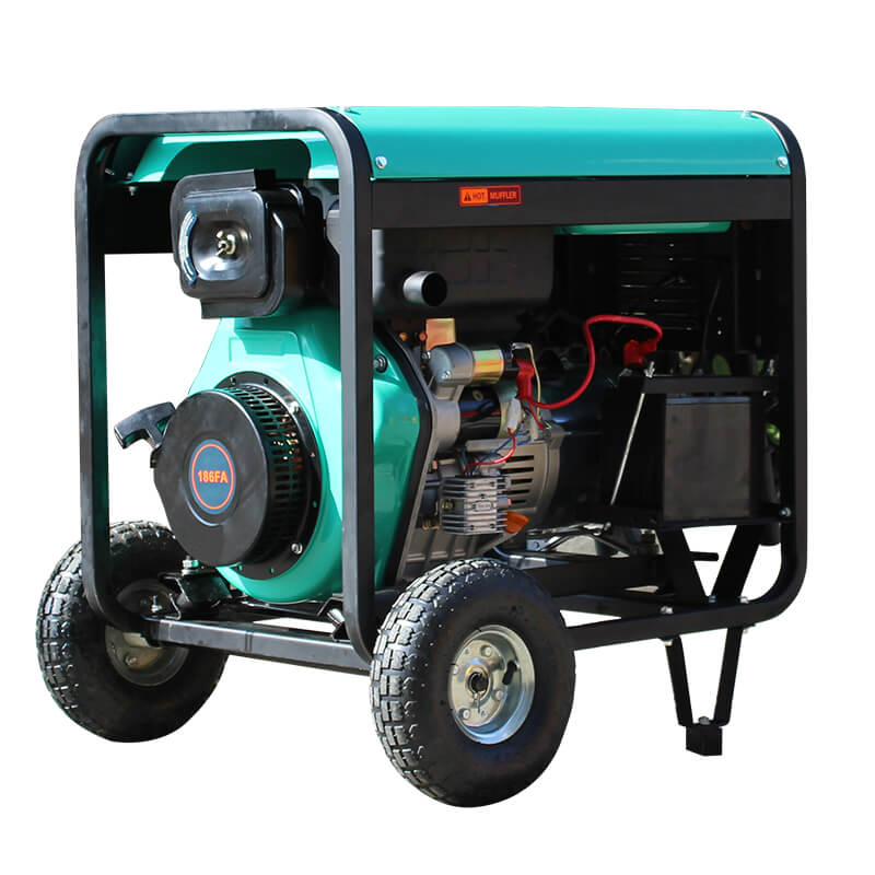 electric start diesel power generator