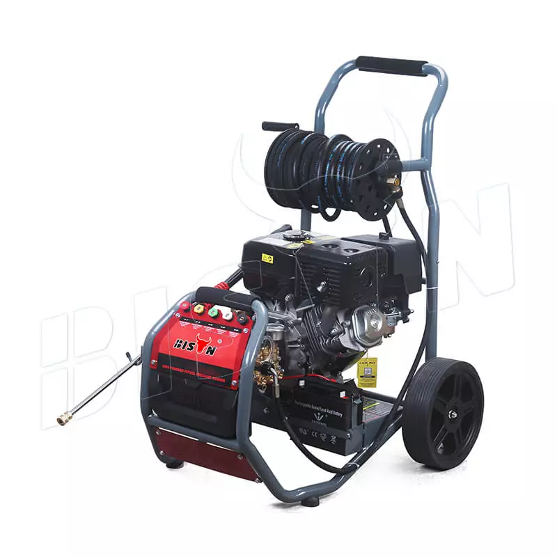 250 bar pressure washer with triplex plunger pump