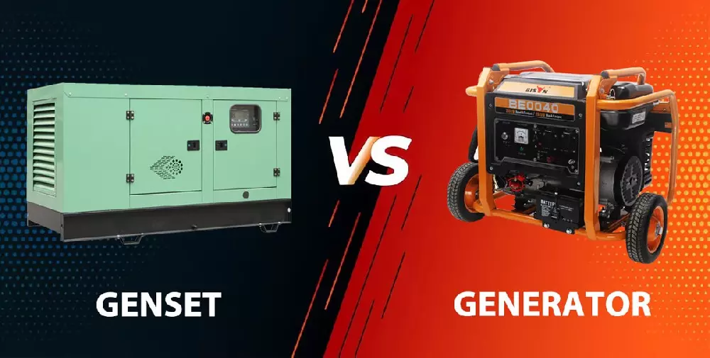 The difference between genset and generator