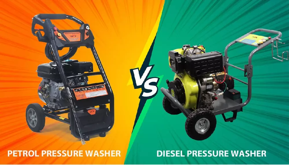 diesel vs. petrol pressure washer: which one is right for you?
