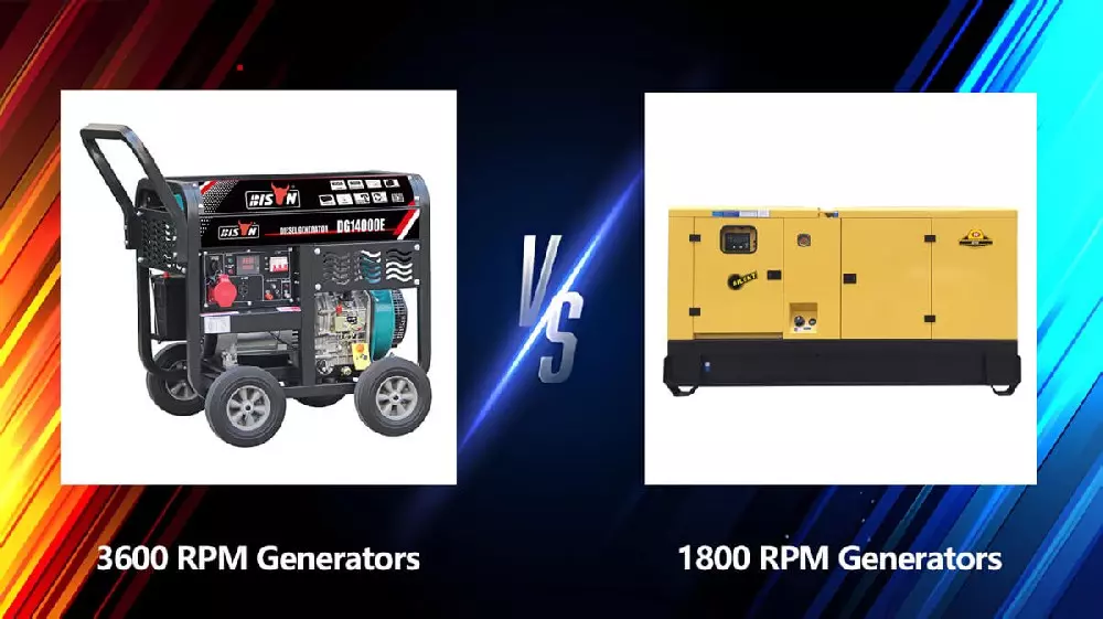 razlikujući generatore od 1800 RPM i 3600 RPM