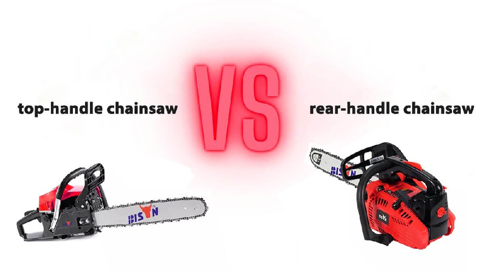 Top handle vs. rear handle chainsaws: Choosing the right tool
