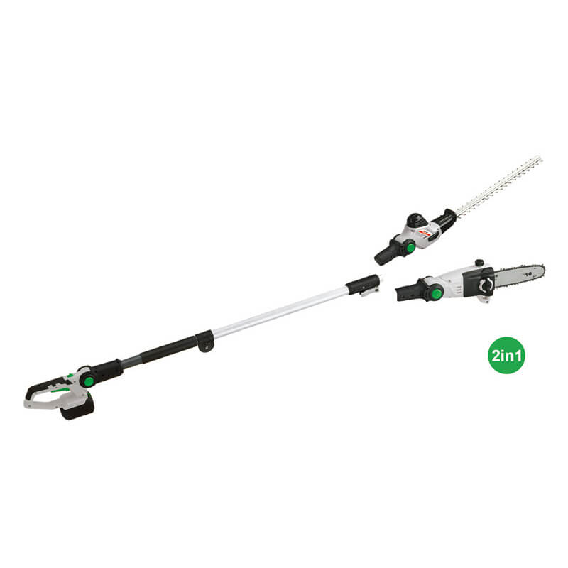 2 in 1 electric multi-tool hedge trimmer & pole saw