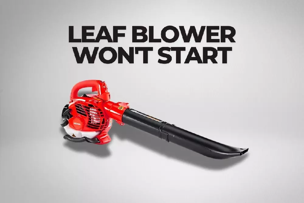 leaf blower won't start (reasons & solutions)