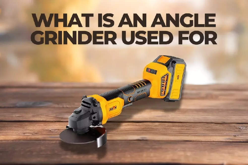 What is an angle grinder used for?