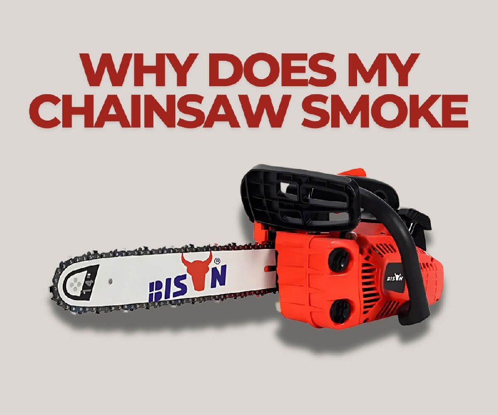 why does my chainsaw smoke