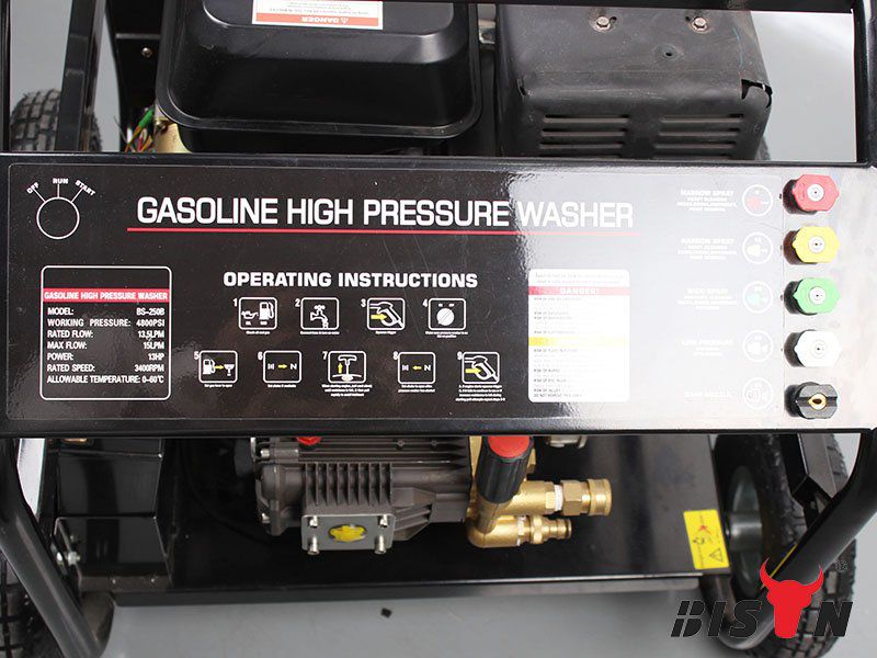 gasoline power washer