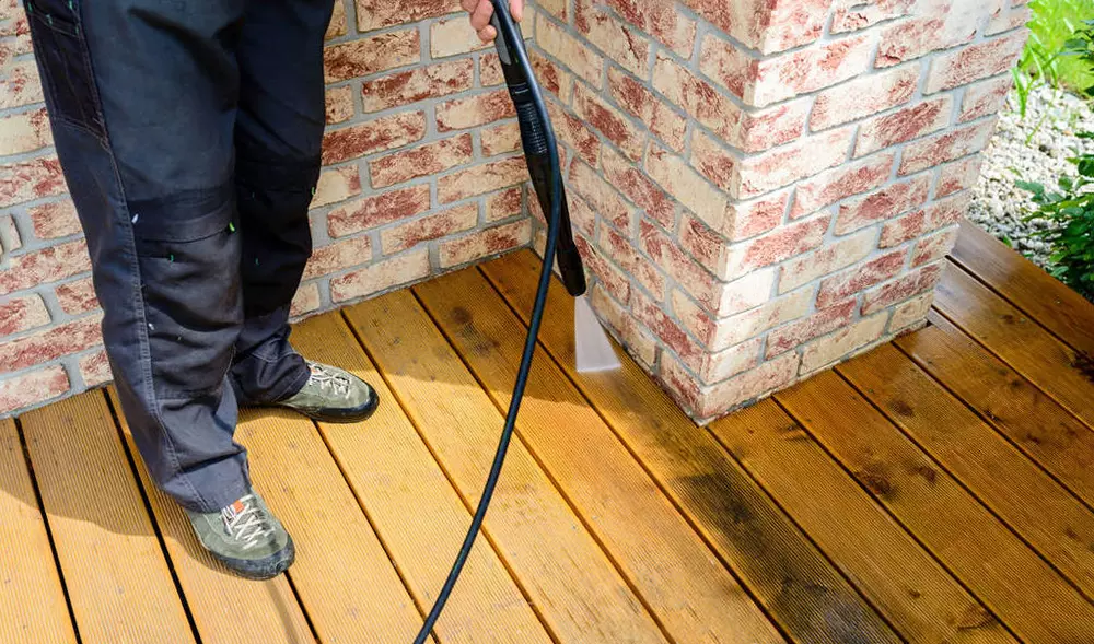 How to pressure wash the deck