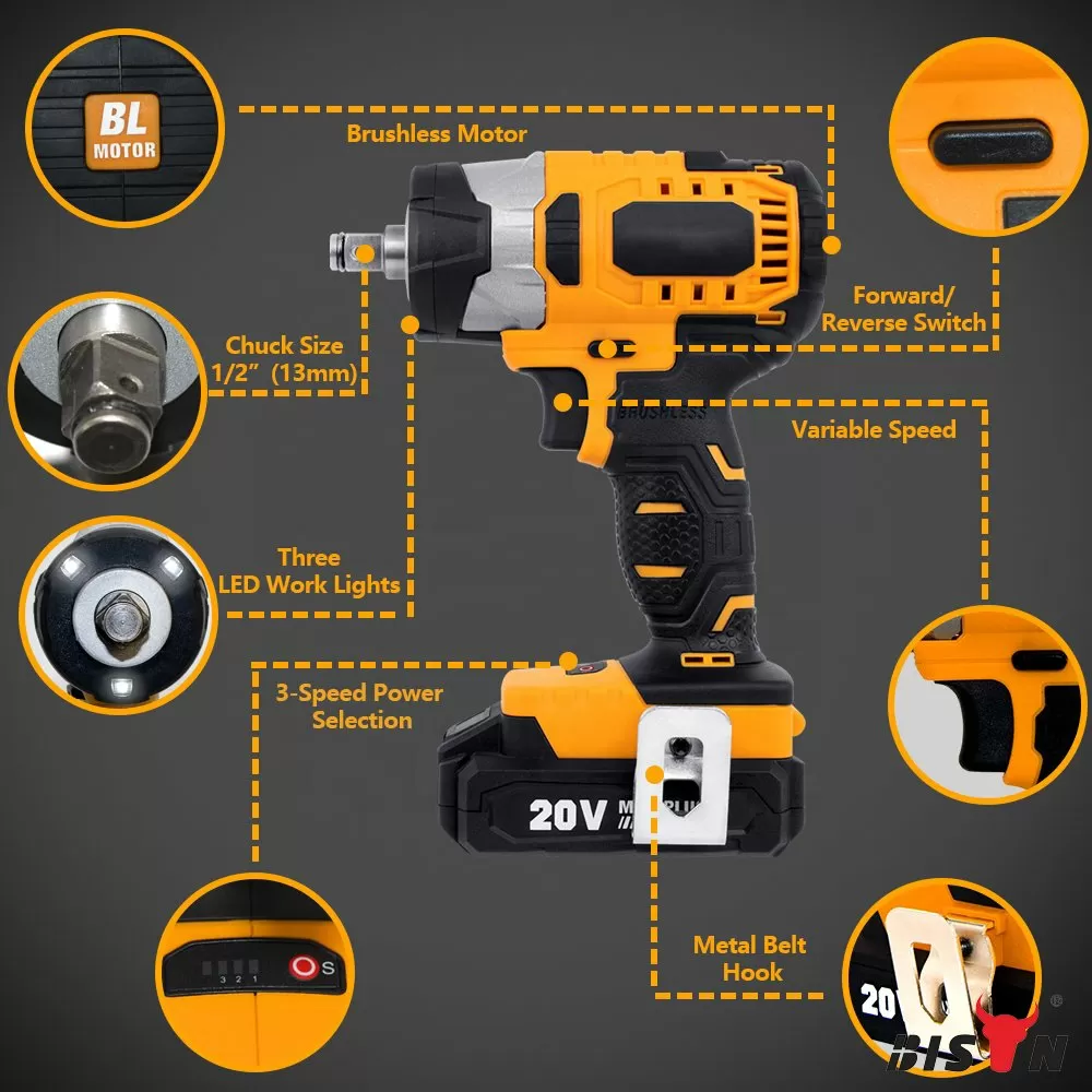 household diy cordless impact wrench